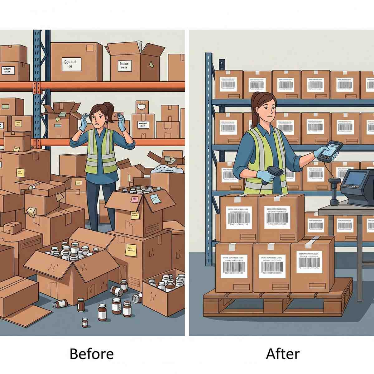 Returns Before and after Track&Trace