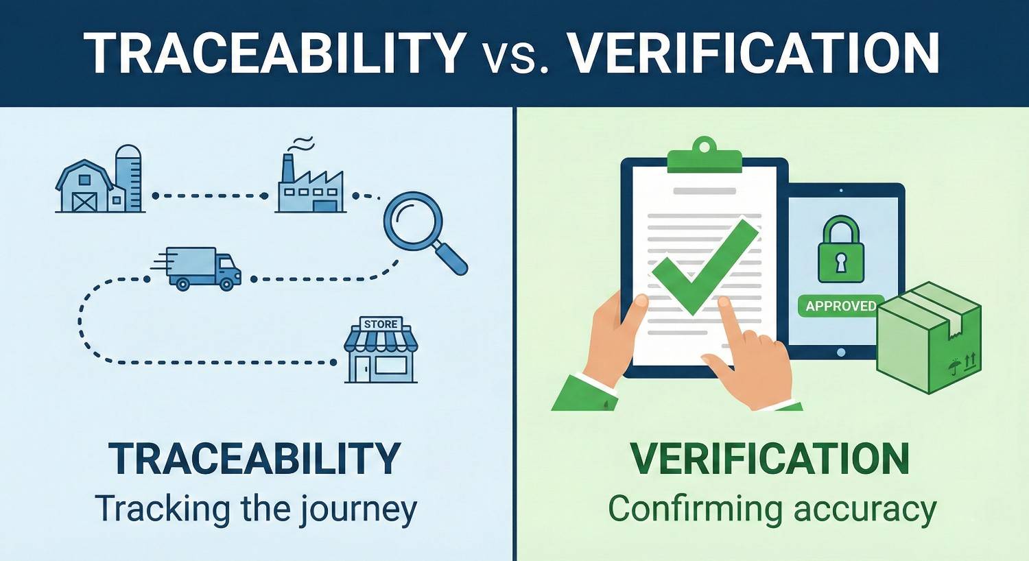 Traceability vs Verification