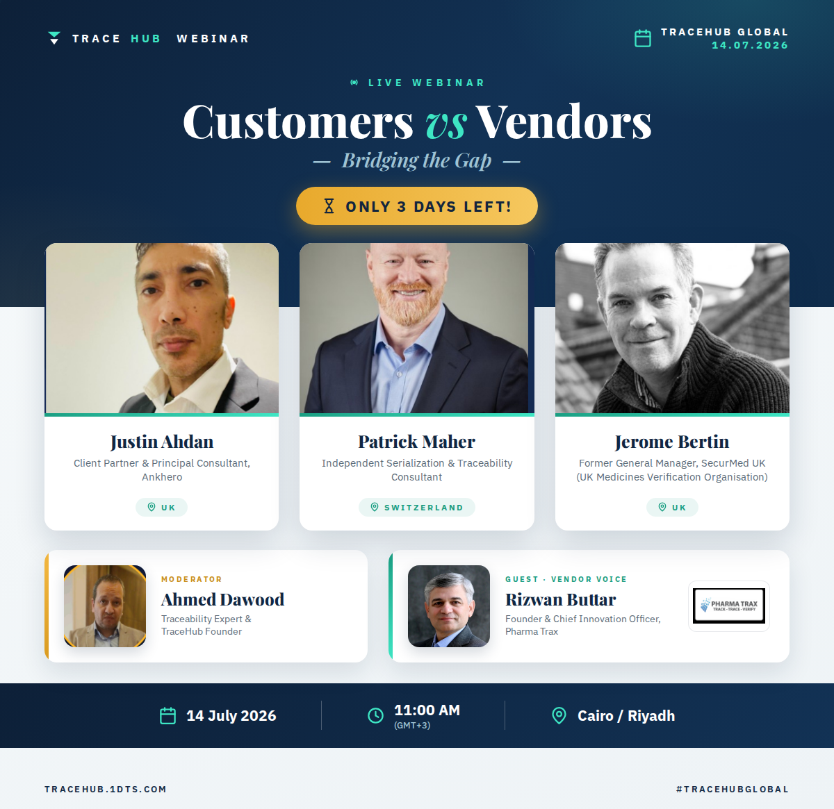 🚨 𝐓𝐡𝐢𝐧𝐤𝐢𝐧𝐠 𝐚𝐛𝐨𝐮𝐭 𝐢𝐦𝐩𝐥𝐞𝐦𝐞𝐧𝐭𝐢𝐧𝐠 𝐩𝐡𝐚𝐫𝐦𝐚𝐜𝐞𝐮𝐭𝐢𝐜𝐚𝐥 𝐓𝐫𝐚𝐜𝐤 & 𝐓𝐫𝐚𝐜𝐞? 𝐎𝐫 𝐩𝐫𝐞𝐩𝐚𝐫𝐢𝐧𝐠 𝐧𝐞𝐰 𝐫𝐞𝐠𝐮𝐥𝐚𝐭𝐢𝐨𝐧𝐬?