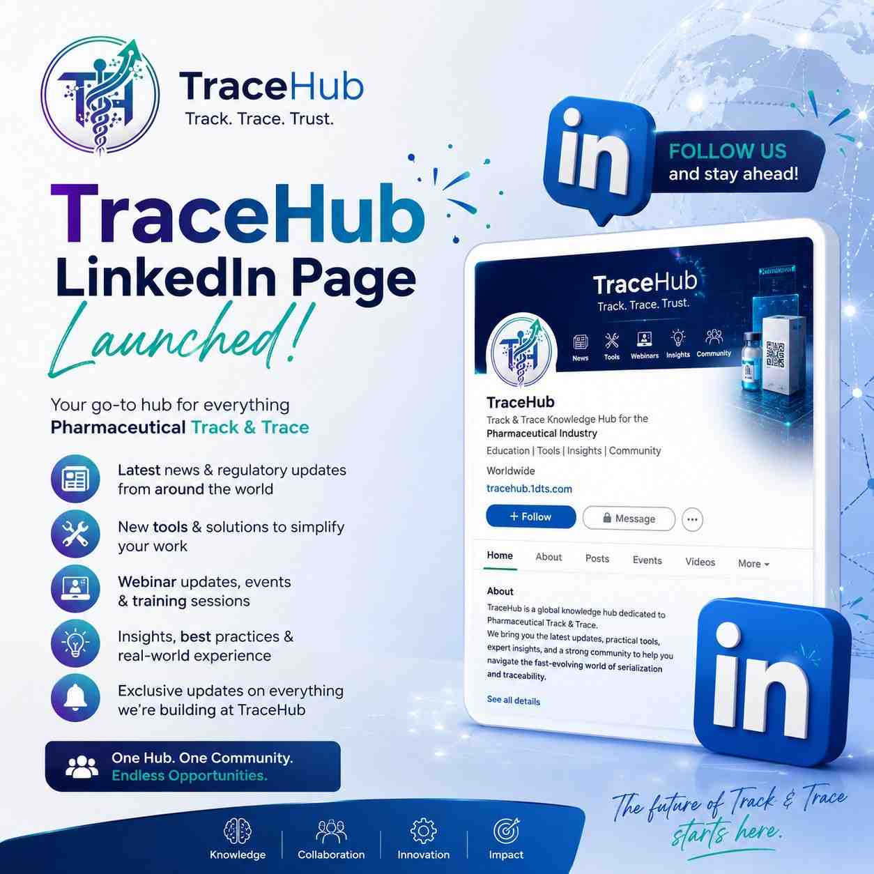 TraceHub launch its LinkedIn page