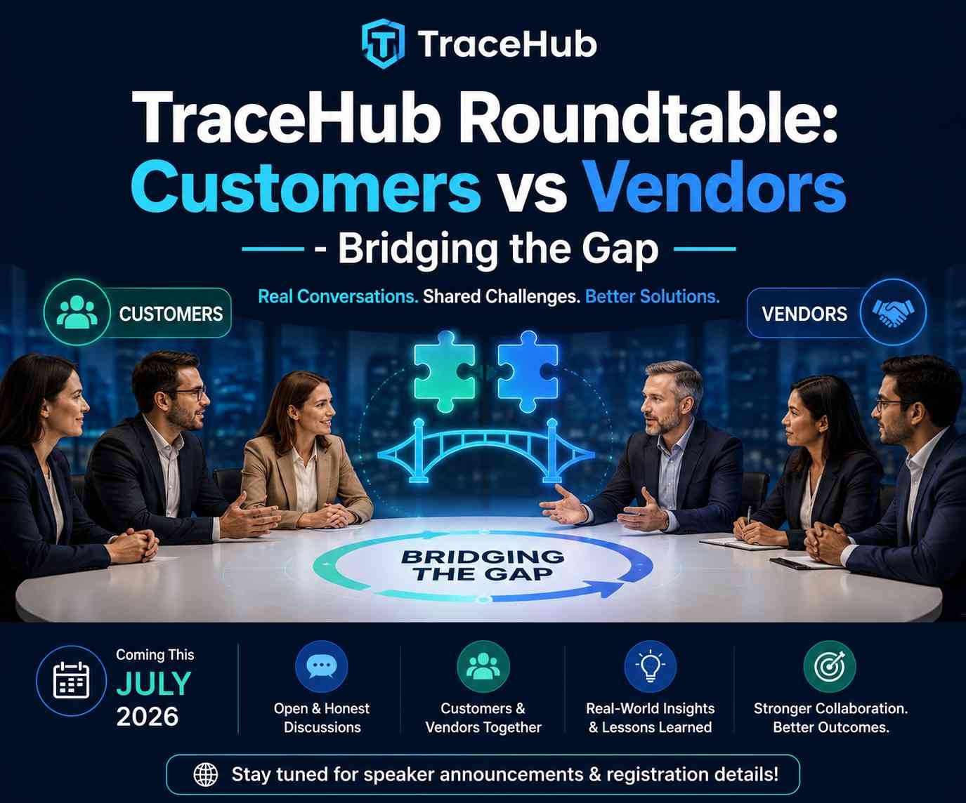 𝐓𝐫𝐚𝐜𝐞𝐇𝐮𝐛 𝐑𝐨𝐮𝐧𝐝𝐭𝐚𝐛𝐥𝐞: 𝐂𝐮𝐬𝐭𝐨𝐦𝐞𝐫𝐬 𝐯𝐬 𝐕𝐞𝐧𝐝𝐨𝐫𝐬 - 𝐁𝐫𝐢𝐝𝐠𝐢𝐧𝐠 𝐭𝐡𝐞 𝐆𝐚𝐩